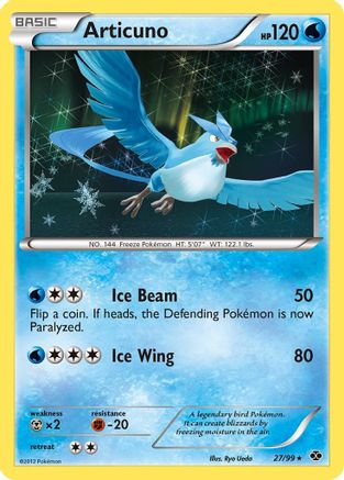 Articuno 027  - Holofoil Next Destinies - Holo Rare