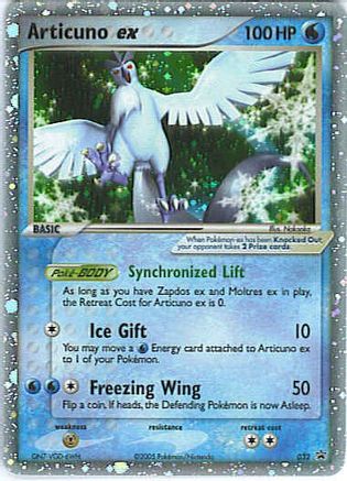 Articuno ex - 032 (EX Collector's Window Tins)  - Holofoil Nintendo Promos - Promo