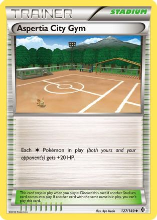 Aspertia City Gym  - Reverse Holofoil Boundaries Crossed - Uncommon