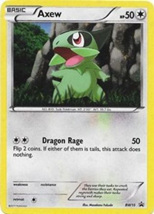 Axew - BW10  - Holofoil Black and White Promos - Promo