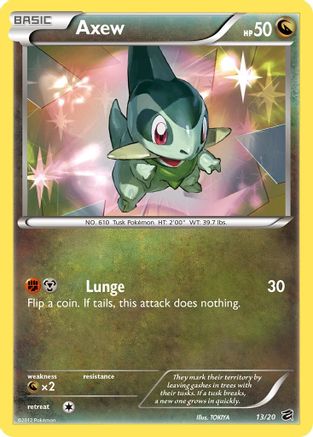 Axew (13) (13) 013  - Holofoil Dragon Vault - Holo Rare