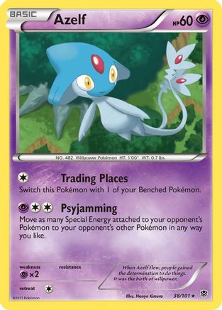 Azelf  Plasma Blast - Rare