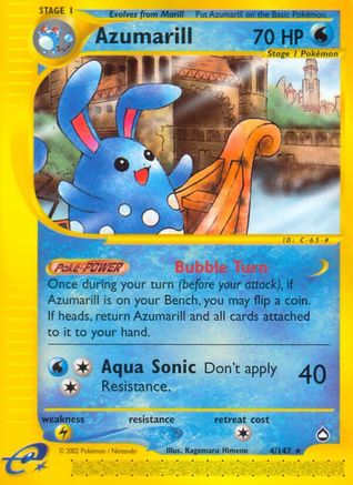 Azumarill  Aquapolis - Rare