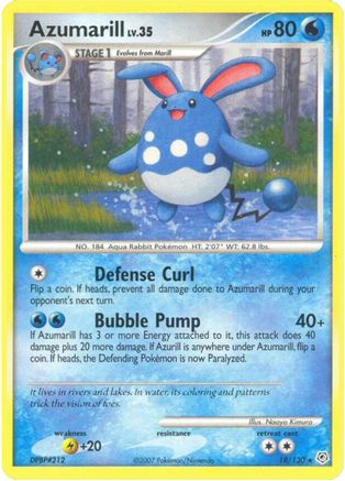 Azumarill  Diamond and Pearl - Rare