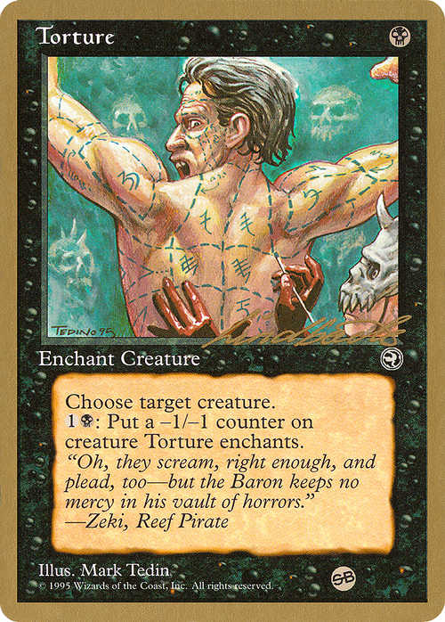 Torture - 1996 Leon Lindback (HML) (SB) (WCD-) - Pro Tour Collector Set
