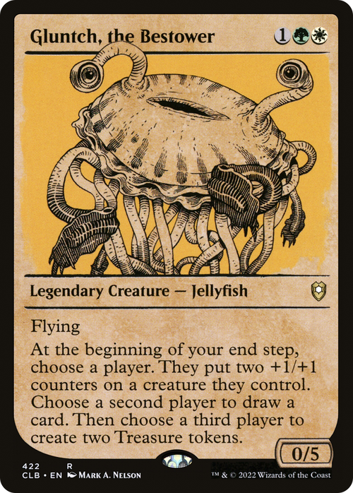 Gluntch, the Bestower (Showcase) (CLB-422) - Commander Legends: Battle for Baldur's Gate: (Showcase)