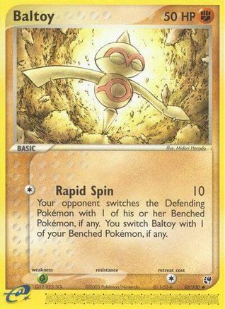 Baltoy  - Reverse Holofoil Sandstorm - Uncommon