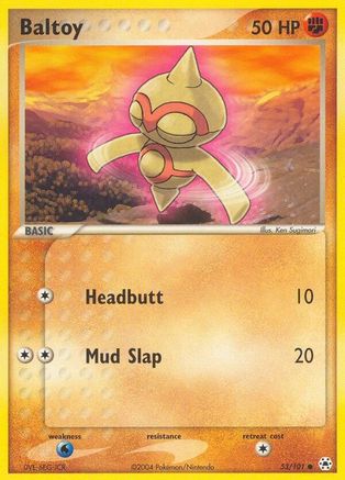 Baltoy - 53/101/101  Hidden Legends - Common
