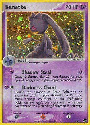 Banette  - Holofoil Hidden Legends - Holo Rare
