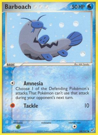 Barboach  - Reverse Holofoil Deoxys - Common
