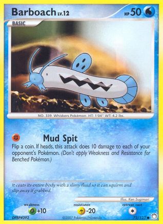 Barboach  - Reverse Holofoil Mysterious Treasures - Common