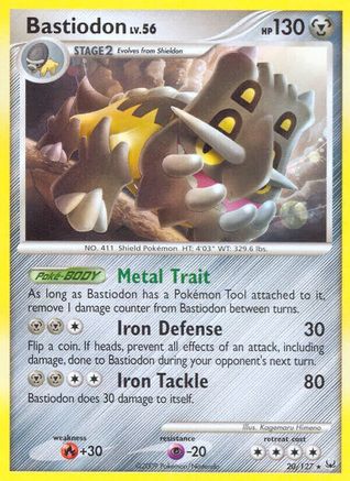 Bastiodon  - Reverse Holofoil Platinum - Rare