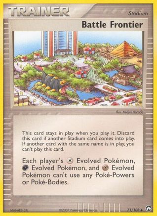 Battle Frontier  - Reverse Holofoil Power Keepers - Uncommon