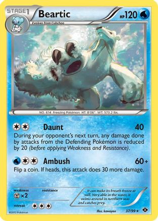 Beartic  - Reverse Holofoil Next Destinies - Rare