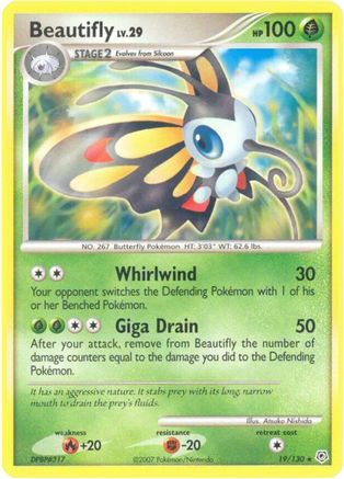 Beautifly  Diamond and Pearl - Rare