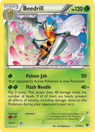 Beedrill  XY Base Set - Rare