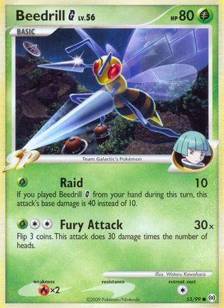 Beedrill G 053  Arceus - Common