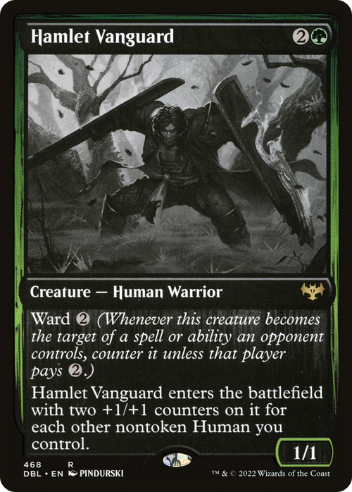 Hamlet Vanguard (DBL-468) - Innistrad: Double Feature Foil