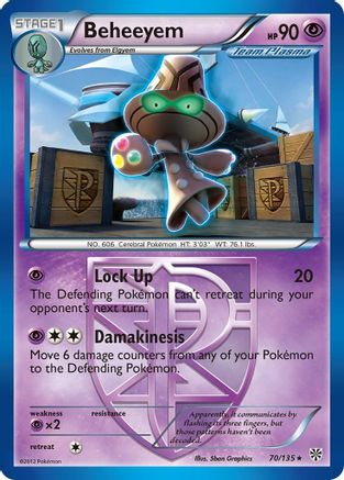 Beheeyem (Team Plasma)  - Reverse Holofoil Plasma Storm - Rare
