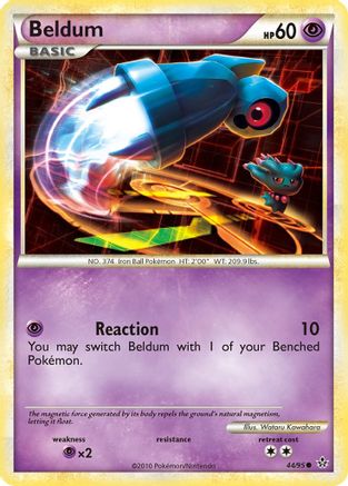 Beldum  - Reverse Holofoil Unleashed - Common