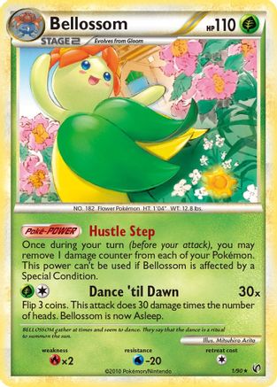 Bellossom  - Reverse Holofoil Undaunted - Holo Rare