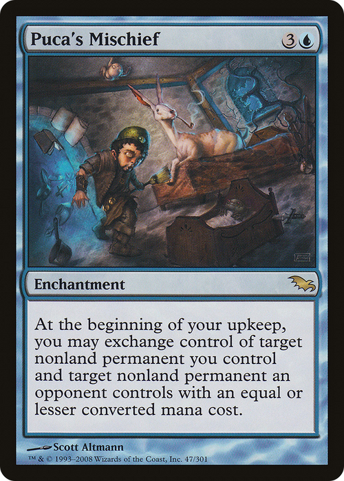 Puca's Mischief (SHM-047) - Shadowmoor Foil