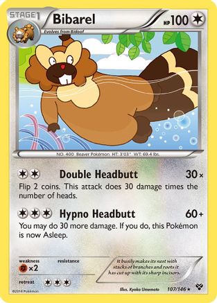 Bibarel  XY Base Set - Rare