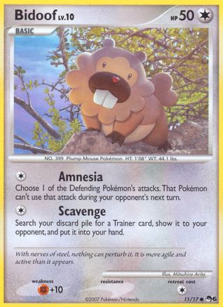Bidoof  POP Series 6 - Common