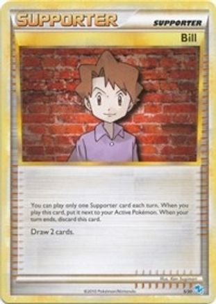 Bill (#5)  HGSS Trainer Kit Gyarados & Raichu - Common