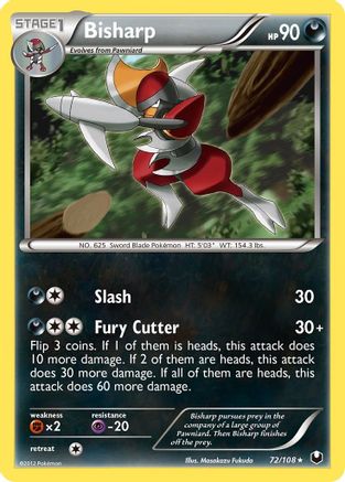 Bisharp (72)  Dark Explorers - Rare