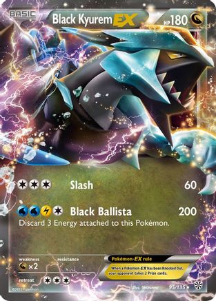 Black Kyurem EX 095  - Holofoil Plasma Storm - Ultra Rare