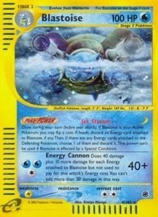 Blastoise (4)  - Reverse Holofoil Expedition - Holo Rare