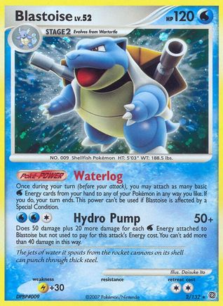 Blastoise  - Holofoil Secret Wonders - Holo Rare