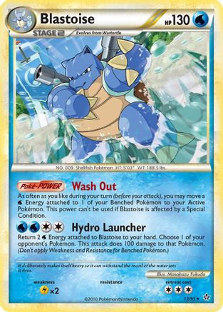 Blastoise  - Reverse Holofoil Unleashed - Rare