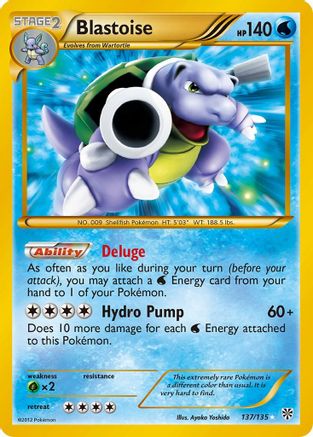 Blastoise  - Holofoil Plasma Storm - Secret Rare