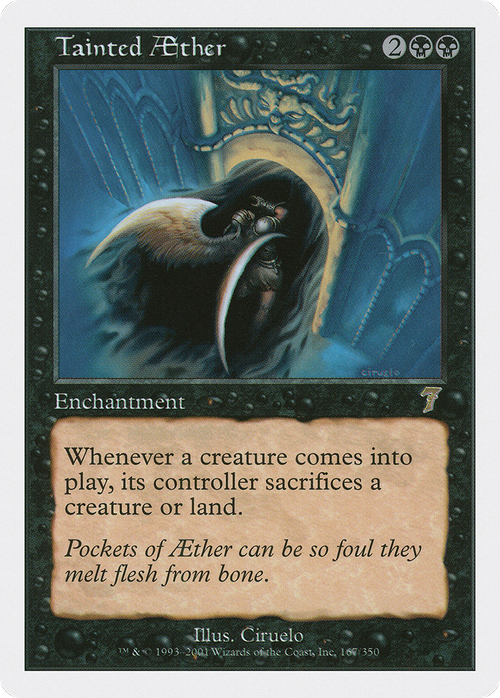 Tainted Aether (7ED-167) - 7th Edition Foil