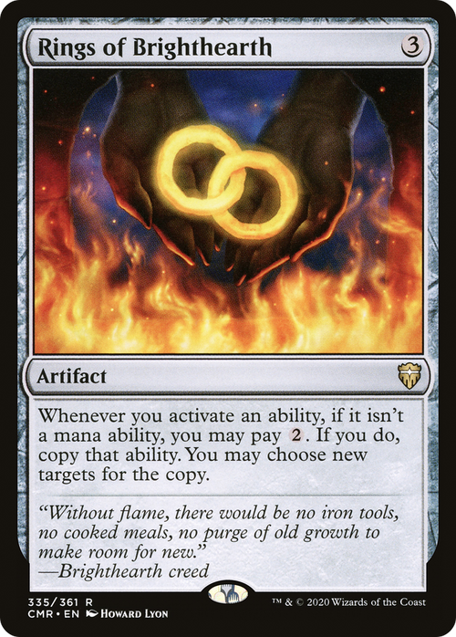 Rings of Brighthearth (CMR-335) - Commander Legends Foil