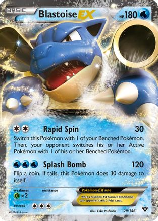 Blastoise EX 029  - Holofoil XY Base Set - Ultra Rare
