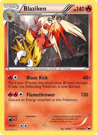Blaziken  - Reverse Holofoil Dark Explorers - Holo Rare