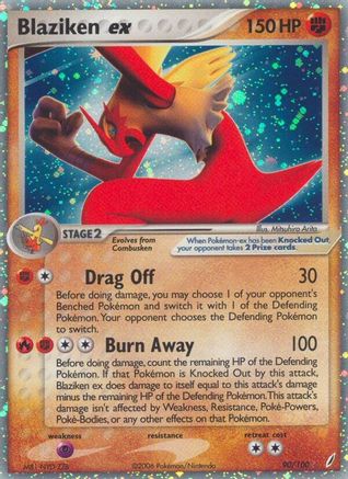 Blaziken ex/100  - Holofoil Crystal Guardians - Ultra Rare
