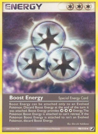 Boost Energy  - Reverse Holofoil Unseen Forces - Uncommon