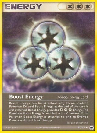 Boost Energy  - Reverse Holofoil Dragon Frontiers - Uncommon
