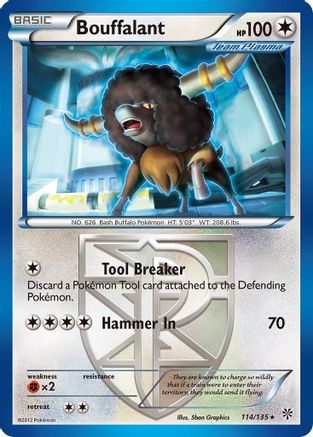 Bouffalant (Team Plasma)  Plasma Storm - Rare