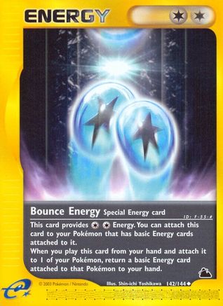 Bounce Energy  - Reverse Holofoil Skyridge - Uncommon
