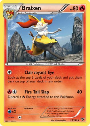 Braixen/146  - Reverse Holofoil XY Base Set - Uncommon