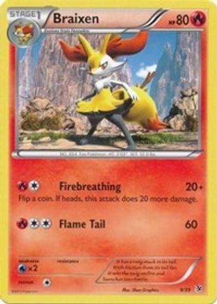 Braixen  Kalos Starter Set - Common