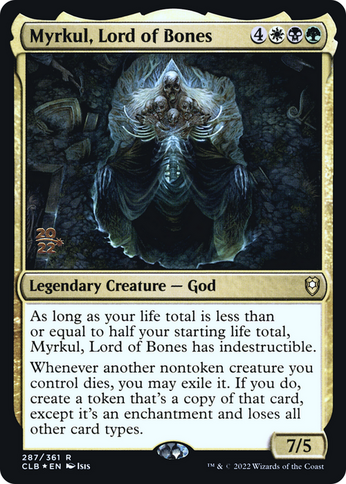 Myrkul, Lord of Bones (PRE-287) - Battle for Baldur's Gate Promos Foil