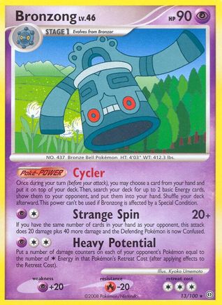 Bronzong  Stormfront - Rare