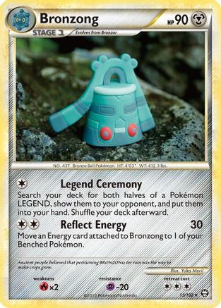 Bronzong  - Reverse Holofoil Triumphant - Rare
