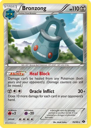 Bronzong  - Reverse Holofoil Next Destinies - Rare